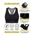 Zip Front Sports Bra